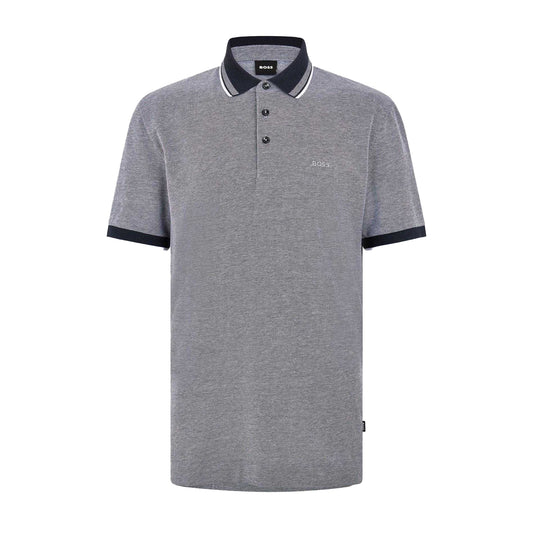 Dark Blue - Front - Boss Mens Polo Shirt