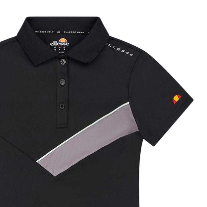 Black - Back - Ellesse Womens-Ladies Lotali Polo Shirt