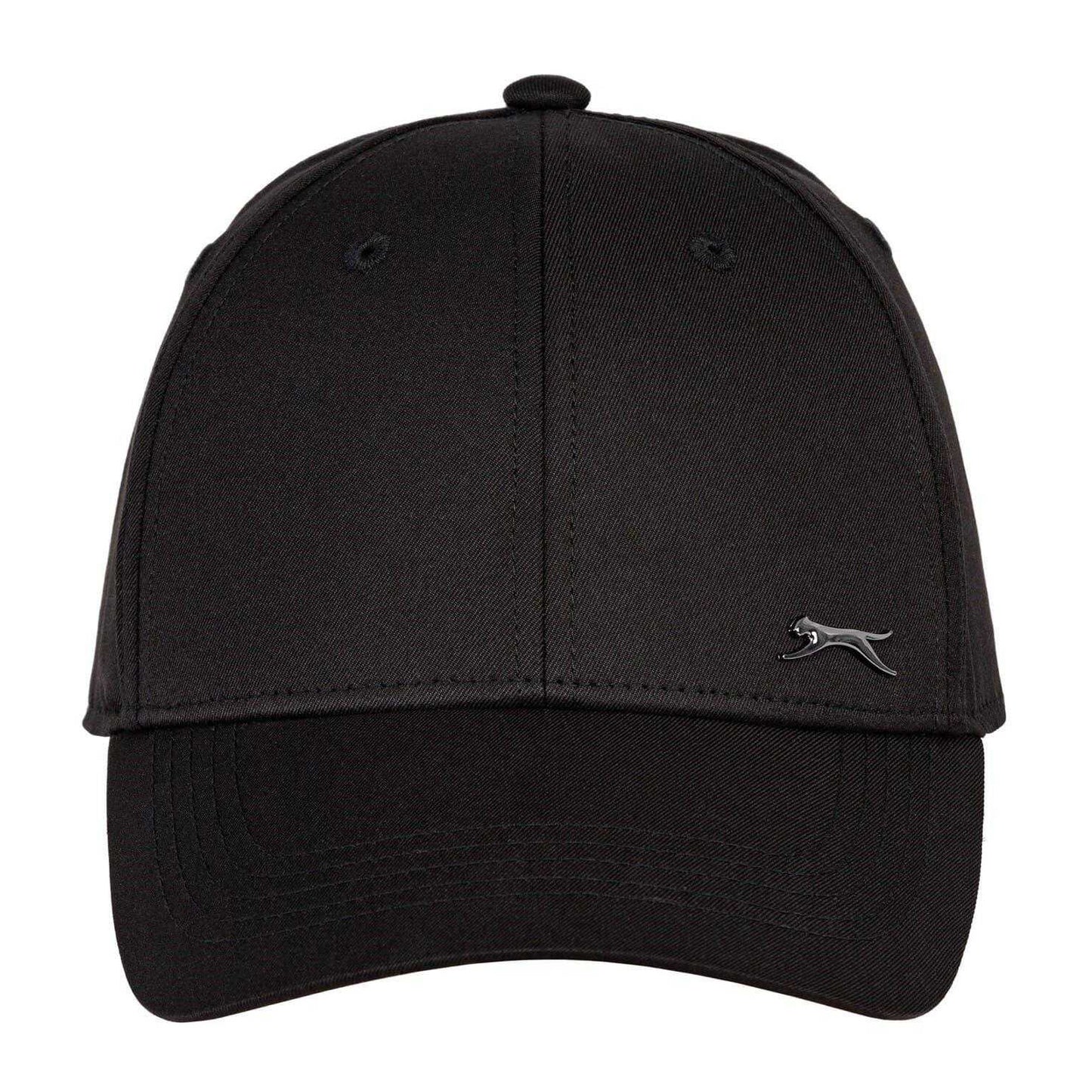 Black Print - Front - Slazenger Childrens-Kids Baseball Cap