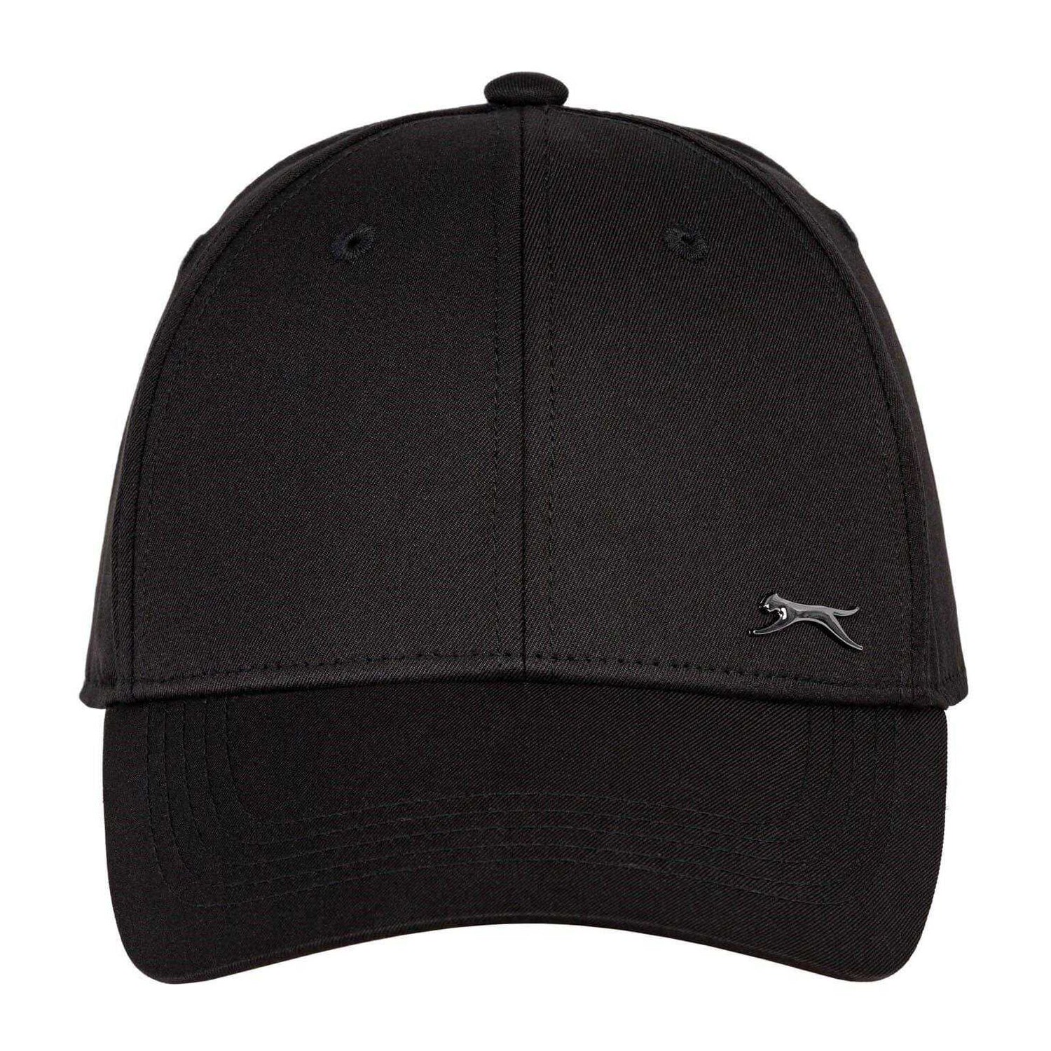 Black Print - Front - Slazenger Childrens-Kids Baseball Cap