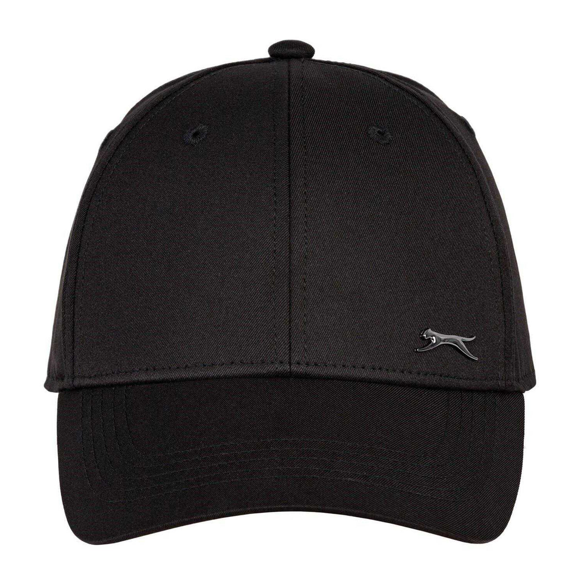 Black Print - Front - Slazenger Childrens-Kids Baseball Cap