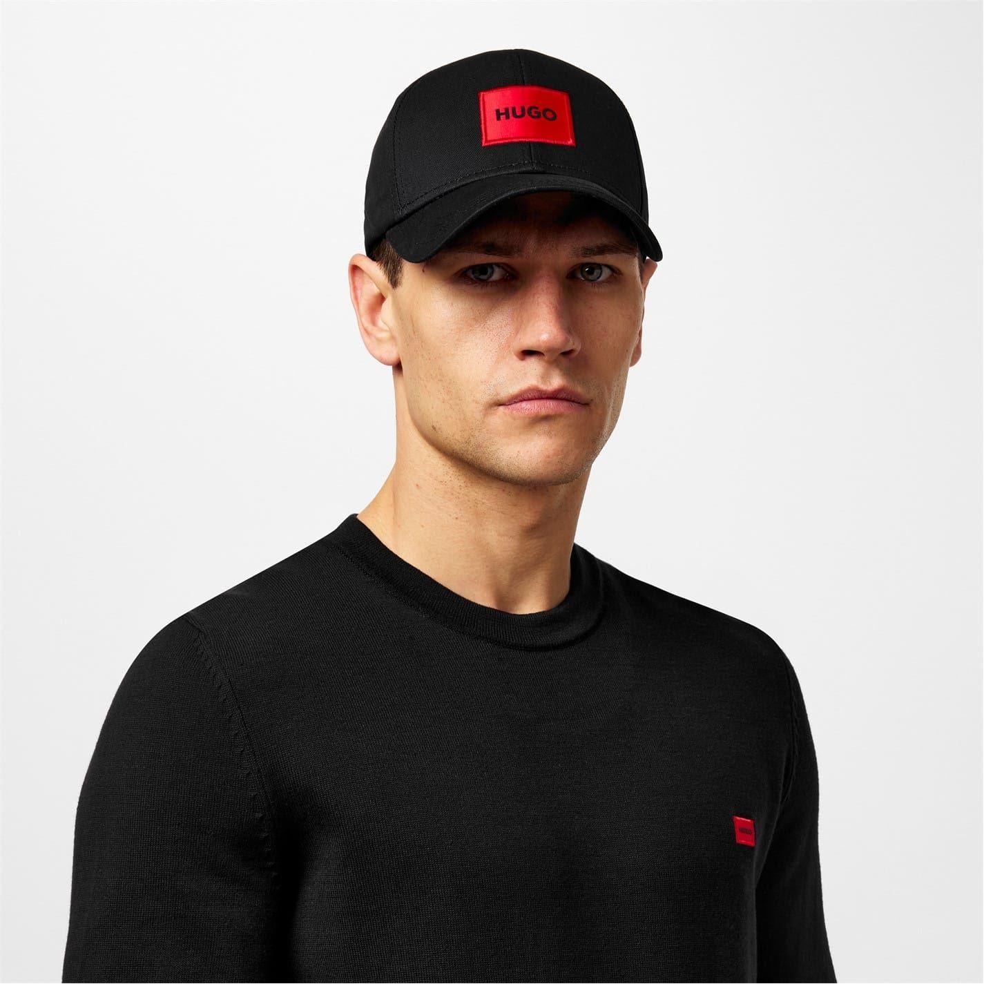 Navy - Back - Hugo Patch Baseball Cap