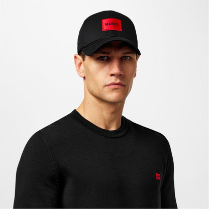 Navy - Back - Hugo Patch Baseball Cap