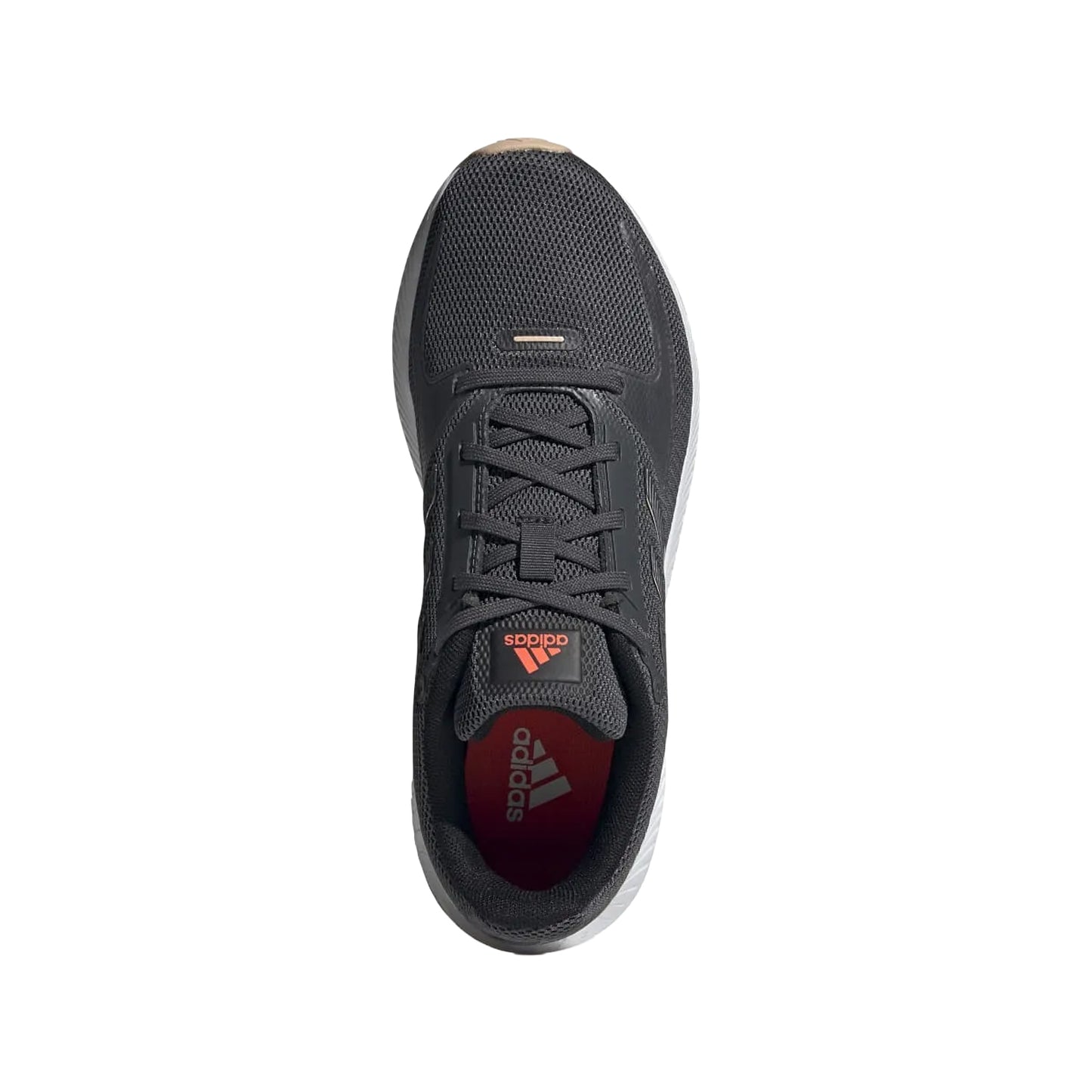 Grey - Pack Shot - Adidas Womens-Ladies Falcon 2.0 Running Trainers