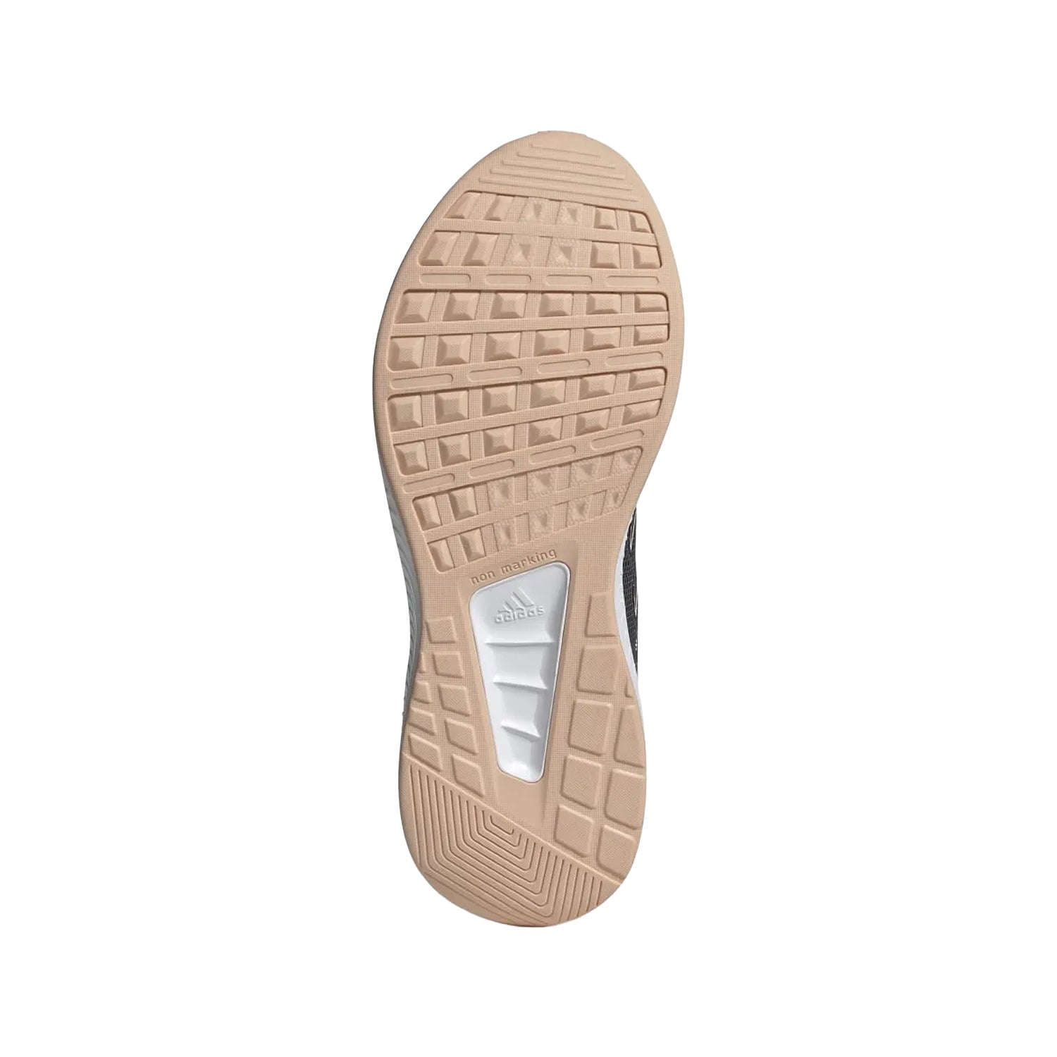 Grey - Close up - Adidas Womens-Ladies Falcon 2.0 Running Trainers