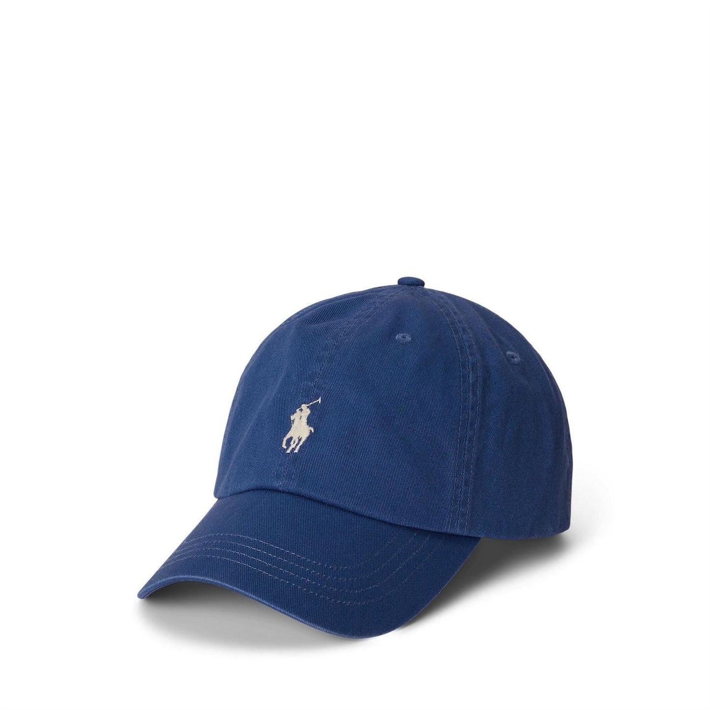 Azure Blue-Creamy Pink - Front - Ralph Lauren Polo Baseball Cap