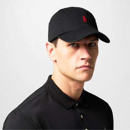 Red - Back - Ralph Lauren Polo Baseball Cap