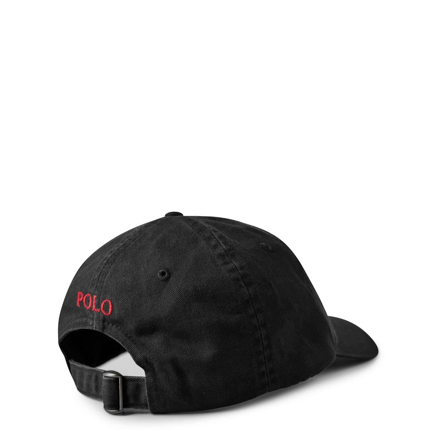 Red - Side - Ralph Lauren Polo Baseball Cap