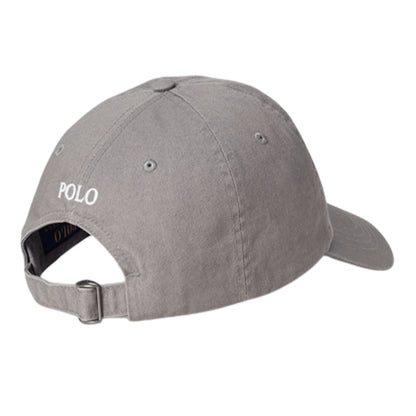 Grey - Back - Ralph Lauren Polo Baseball Cap