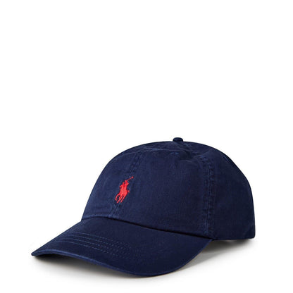 Navy-Red - Front - Ralph Lauren Polo Baseball Cap