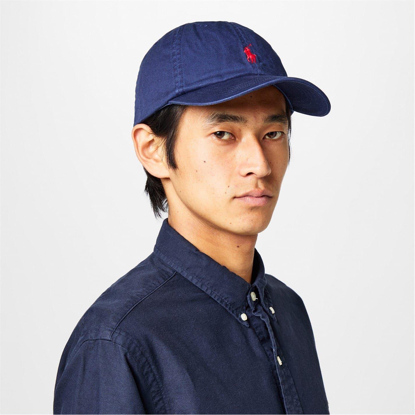 Navy-Red - Back - Ralph Lauren Polo Baseball Cap