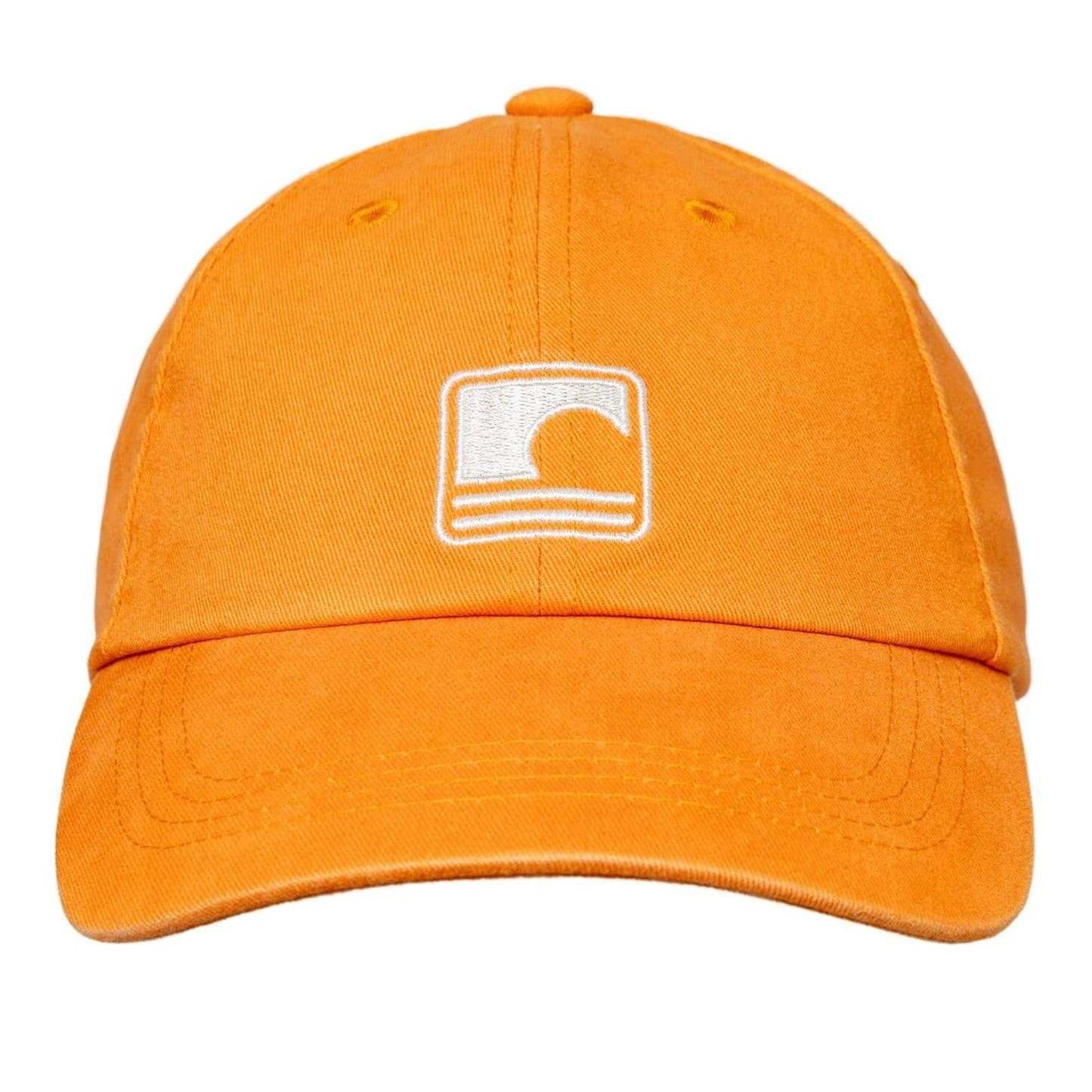 Orange - Front - SoulCal Washed Cotton Baseball Cap