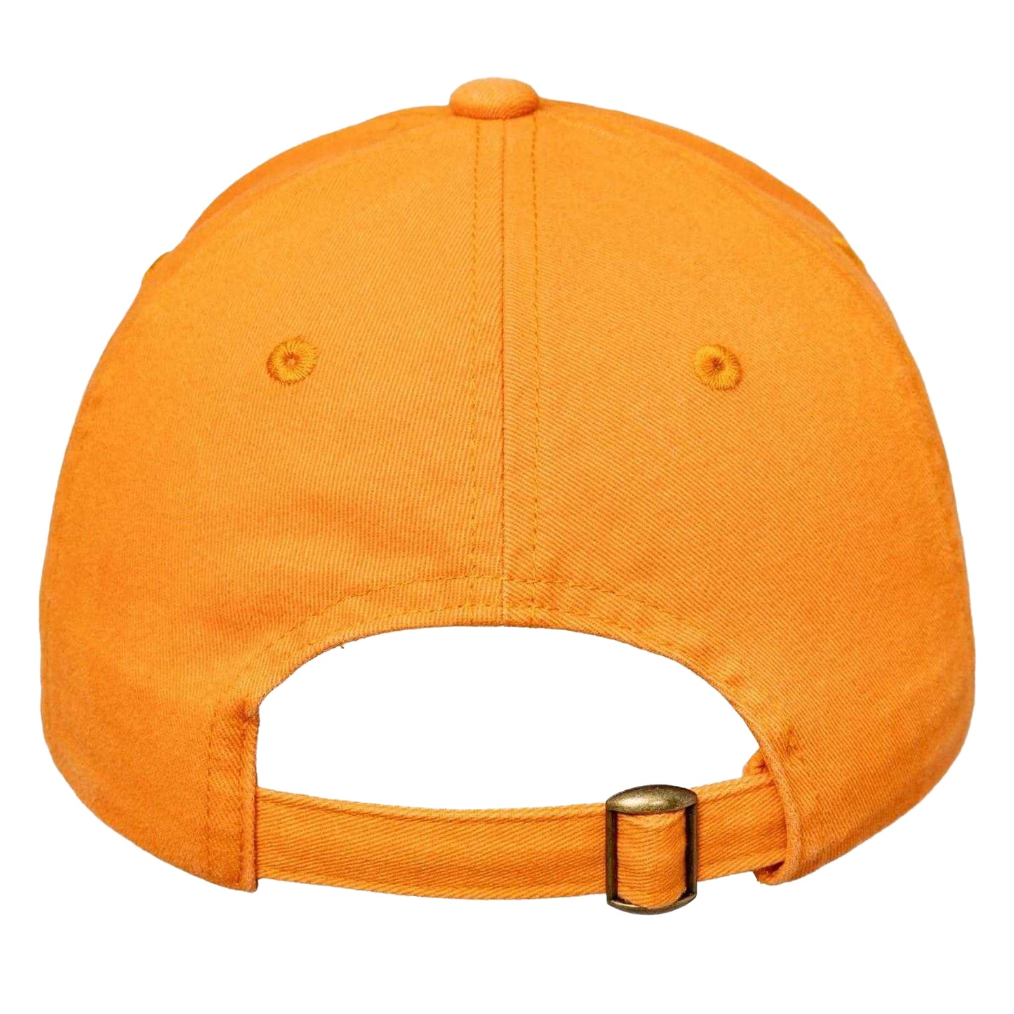 Orange - Back - SoulCal Washed Cotton Baseball Cap