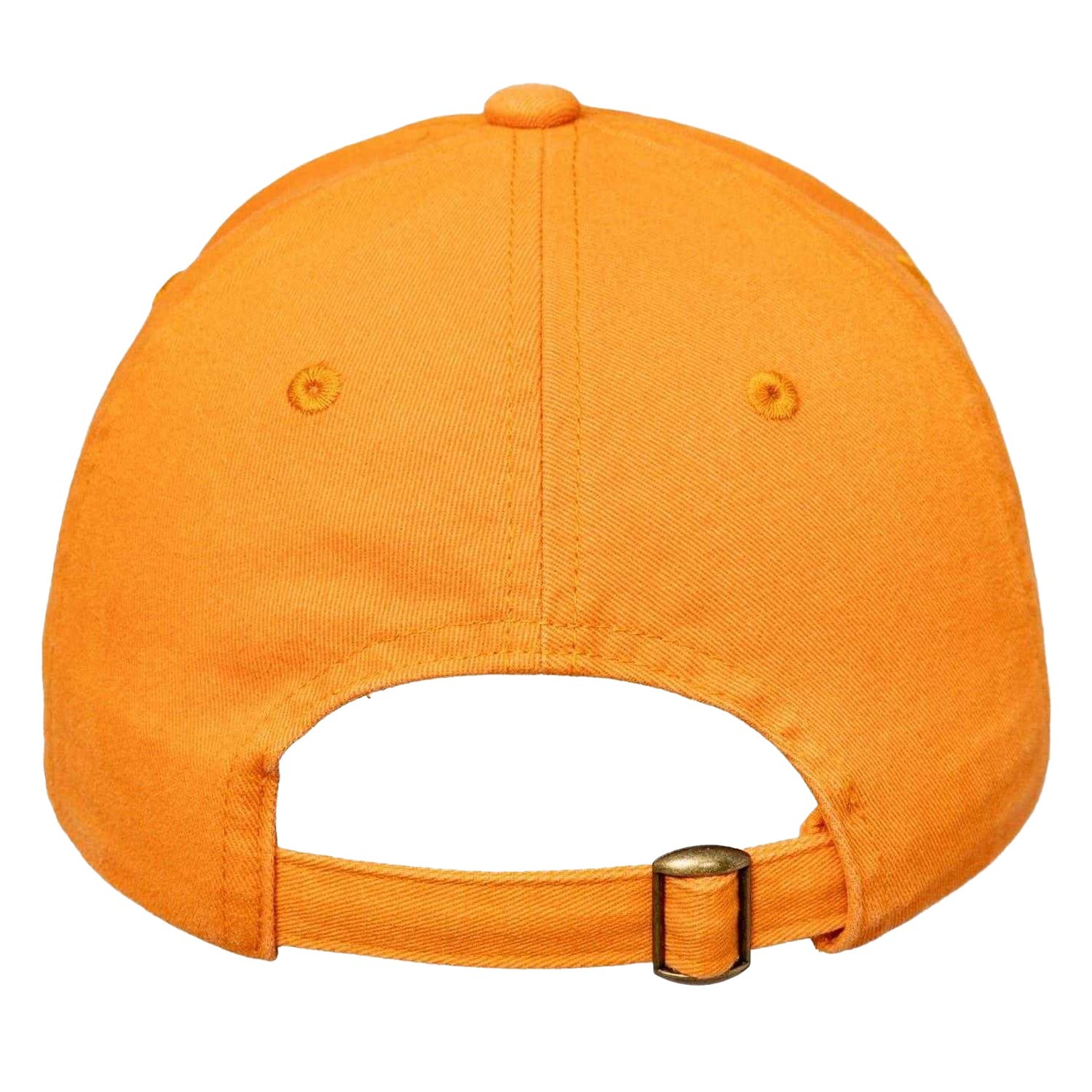 Orange - Back - SoulCal Washed Cotton Baseball Cap