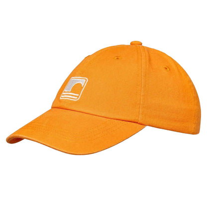 Orange - Side - SoulCal Washed Cotton Baseball Cap