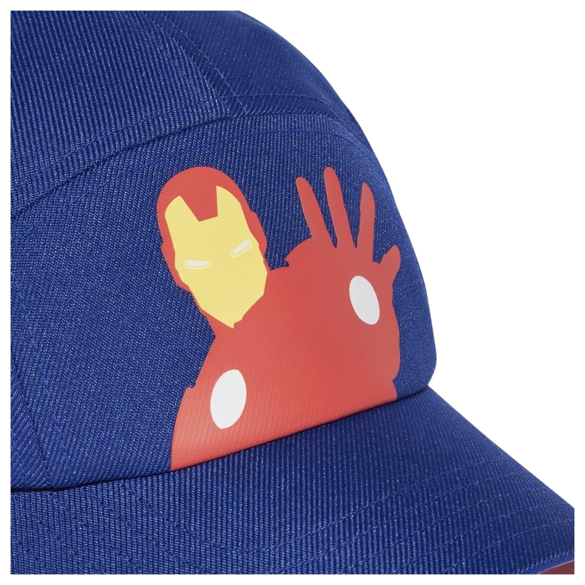 Blue-Red - Side - Adidas Childrens-Kids Iron Man Baseball Cap