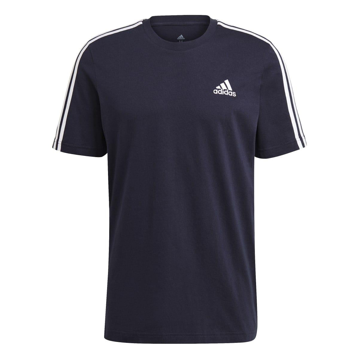 Inkwell - Front - Adidas Mens Essentials Stripes T-Shirt