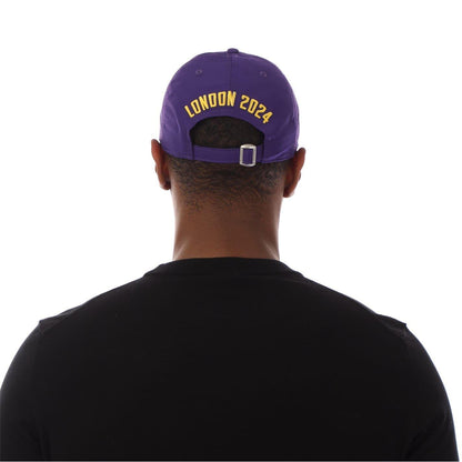 Purple - Back - New Era 9Forty Logo Baseball Cap
