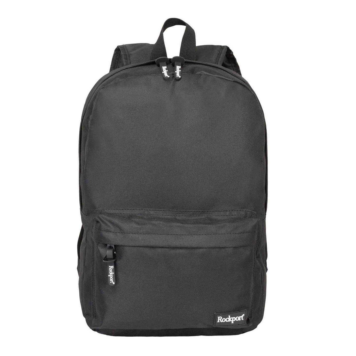 Black - Front - Rockport Travel Backpack