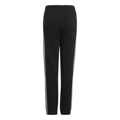 Black-White - Back - Adidas Childrens-Kids Essentials Joggers