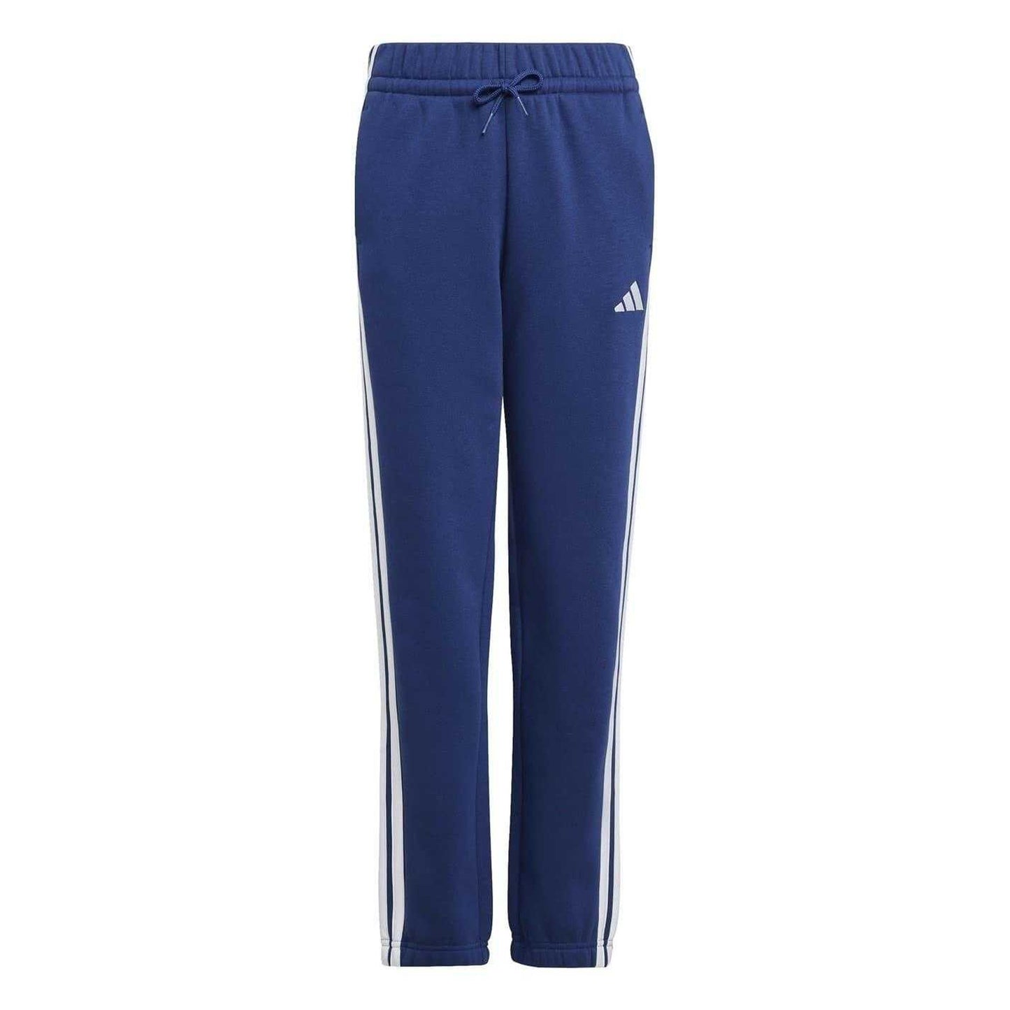 Navy-White - Front - Adidas Childrens-Kids Essentials Joggers