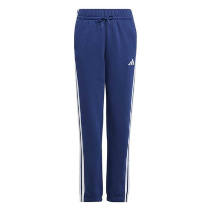 Navy-White - Front - Adidas Childrens-Kids Essentials Joggers