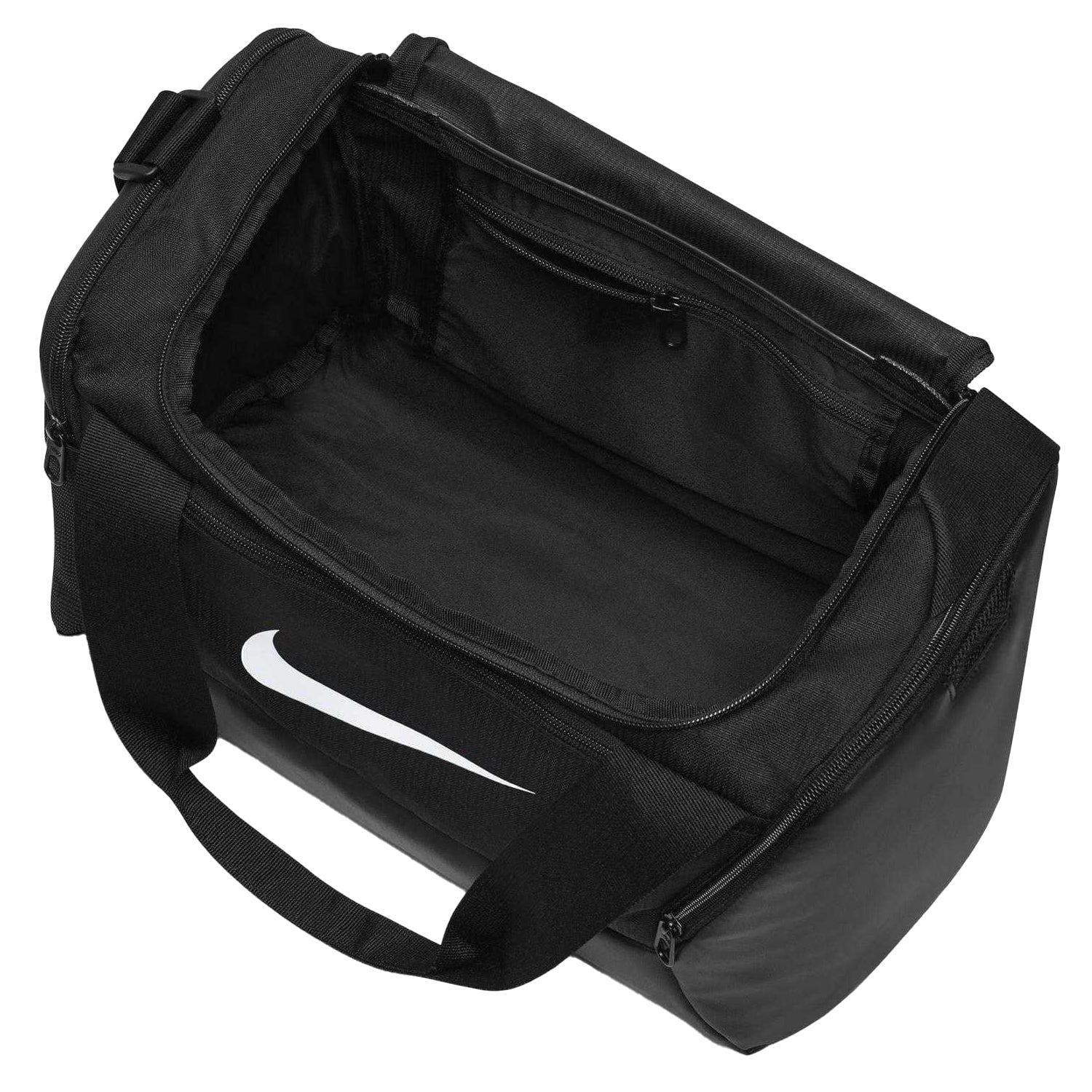 Black-White - Pack Shot - Nike Brasilia Gym Duffle Bag