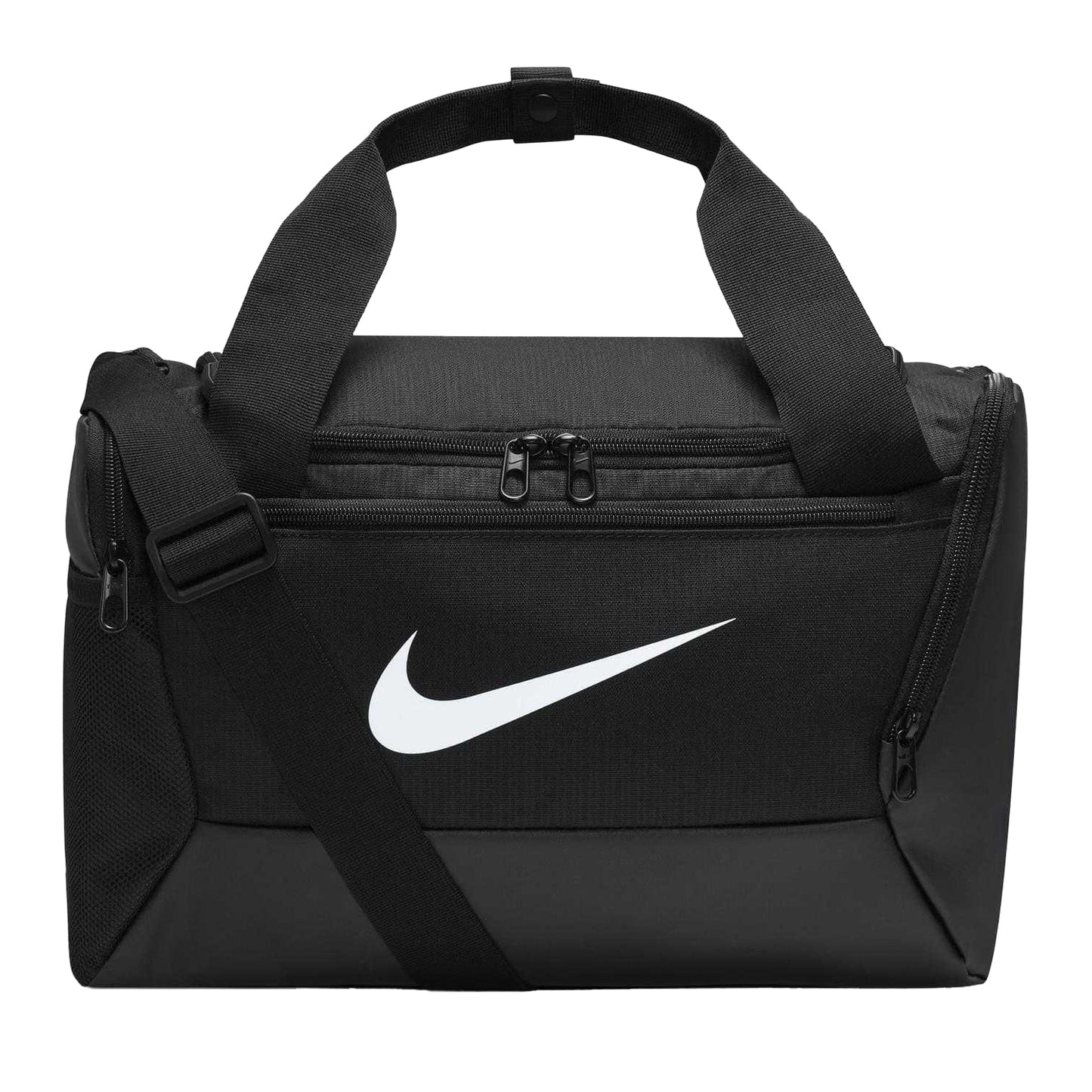 Black-White - Front - Nike Brasilia Gym Duffle Bag