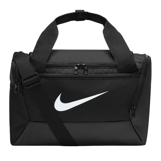 Black-White - Front - Nike Brasilia Gym Duffle Bag
