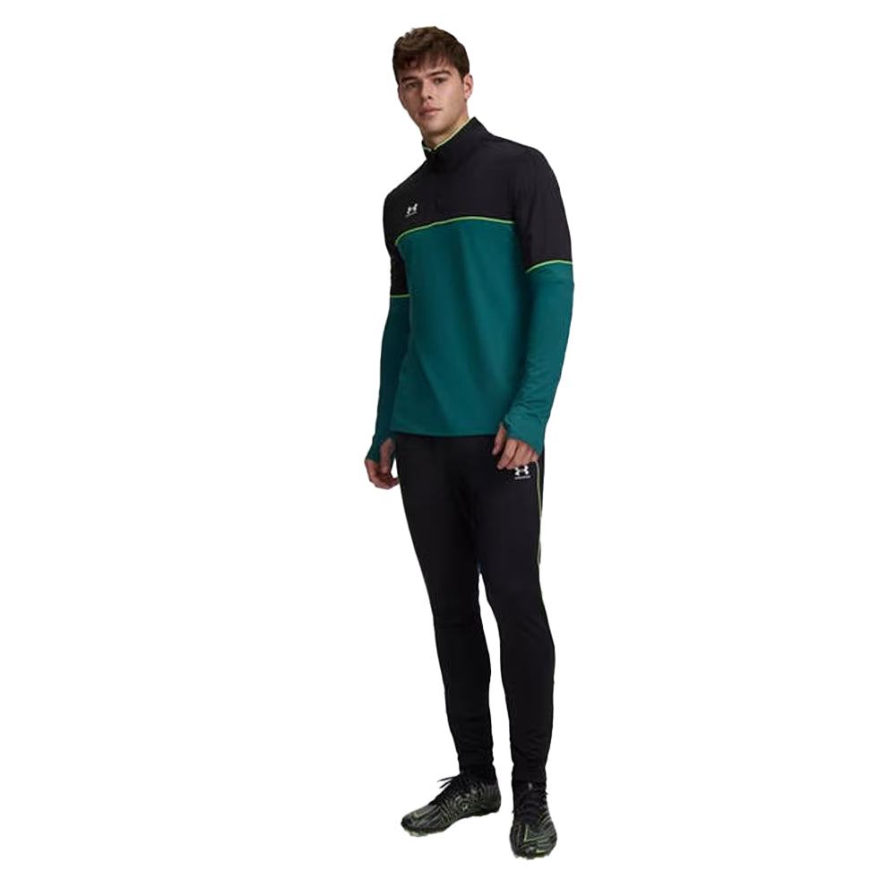 Black-White - Side - Under Armour Mens Challenger Trousers