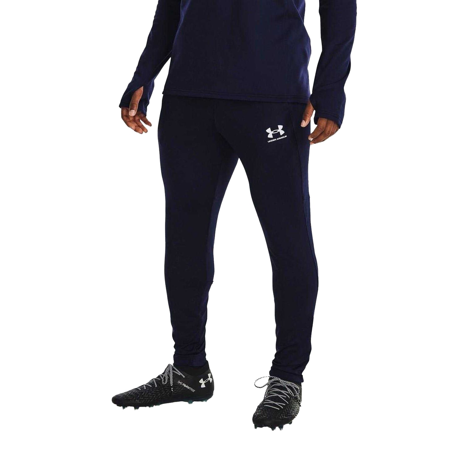 Midnight Navy - Side - Under Armour Mens Challenger Trousers