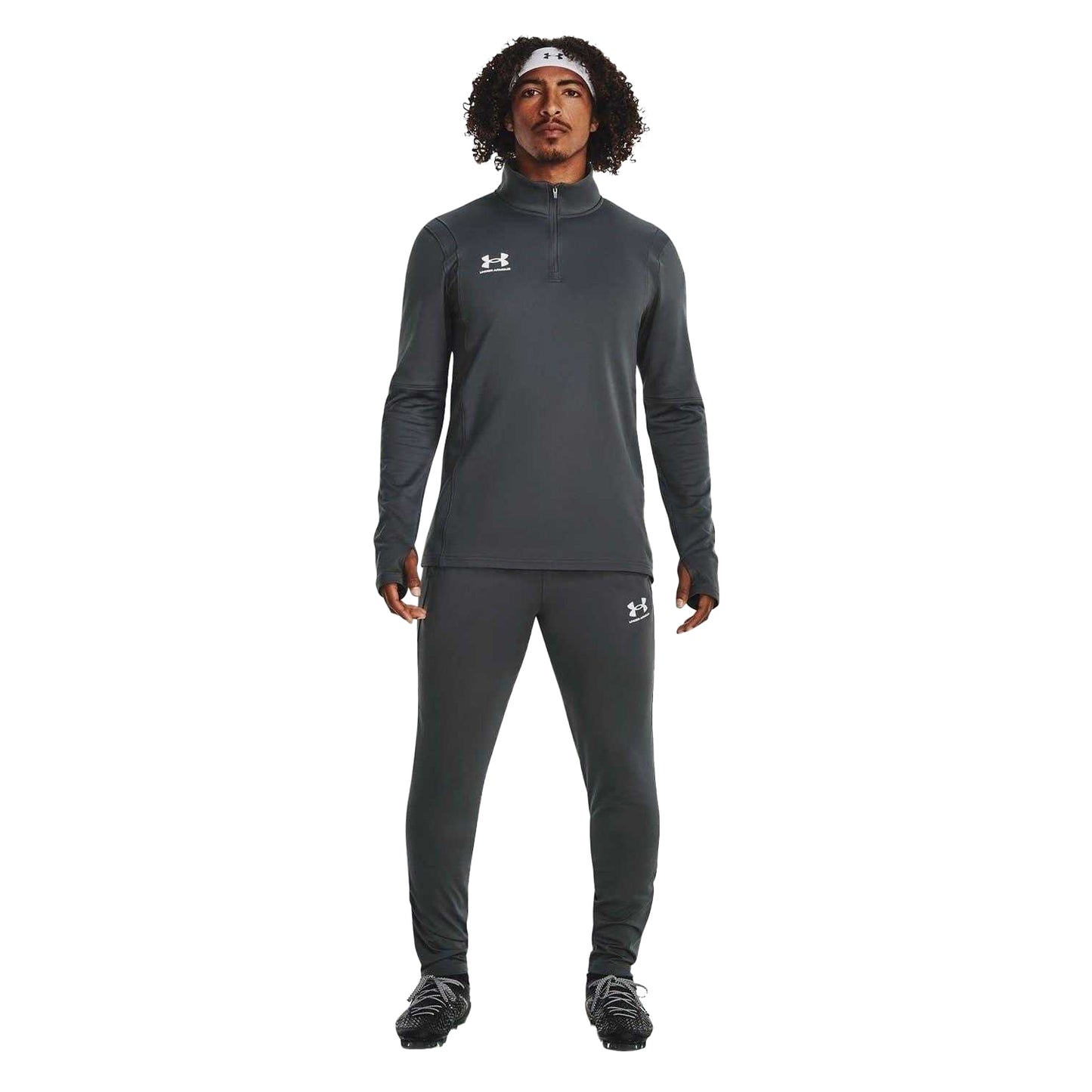 Anthracite - Lifestyle - Under Armour Mens Challenger Trousers