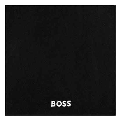 Black - Side - Boss Asport Logo Scarf