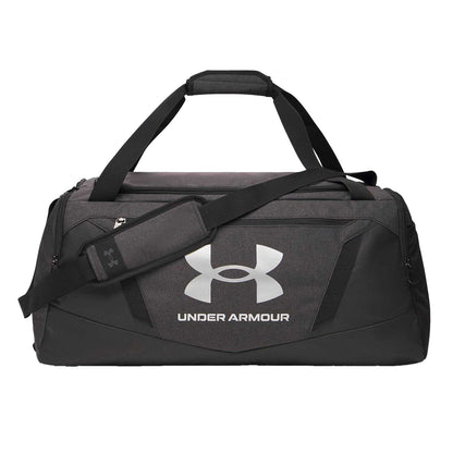 Heather Grey-Black-Silver - Front - Under Armour Undeniable 5.0 Duffle Bag