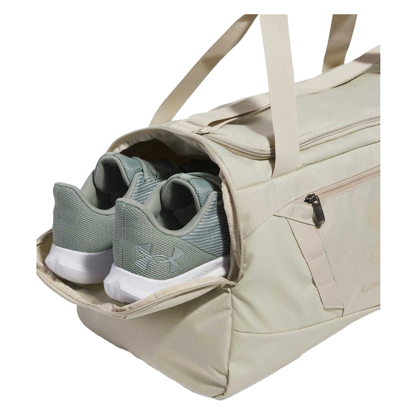 Khaki - Side - Under Armour Undeniable 5.0 Duffle Bag