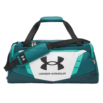 White-Green-Black - Front - Under Armour Undeniable 5.0 Duffle Bag