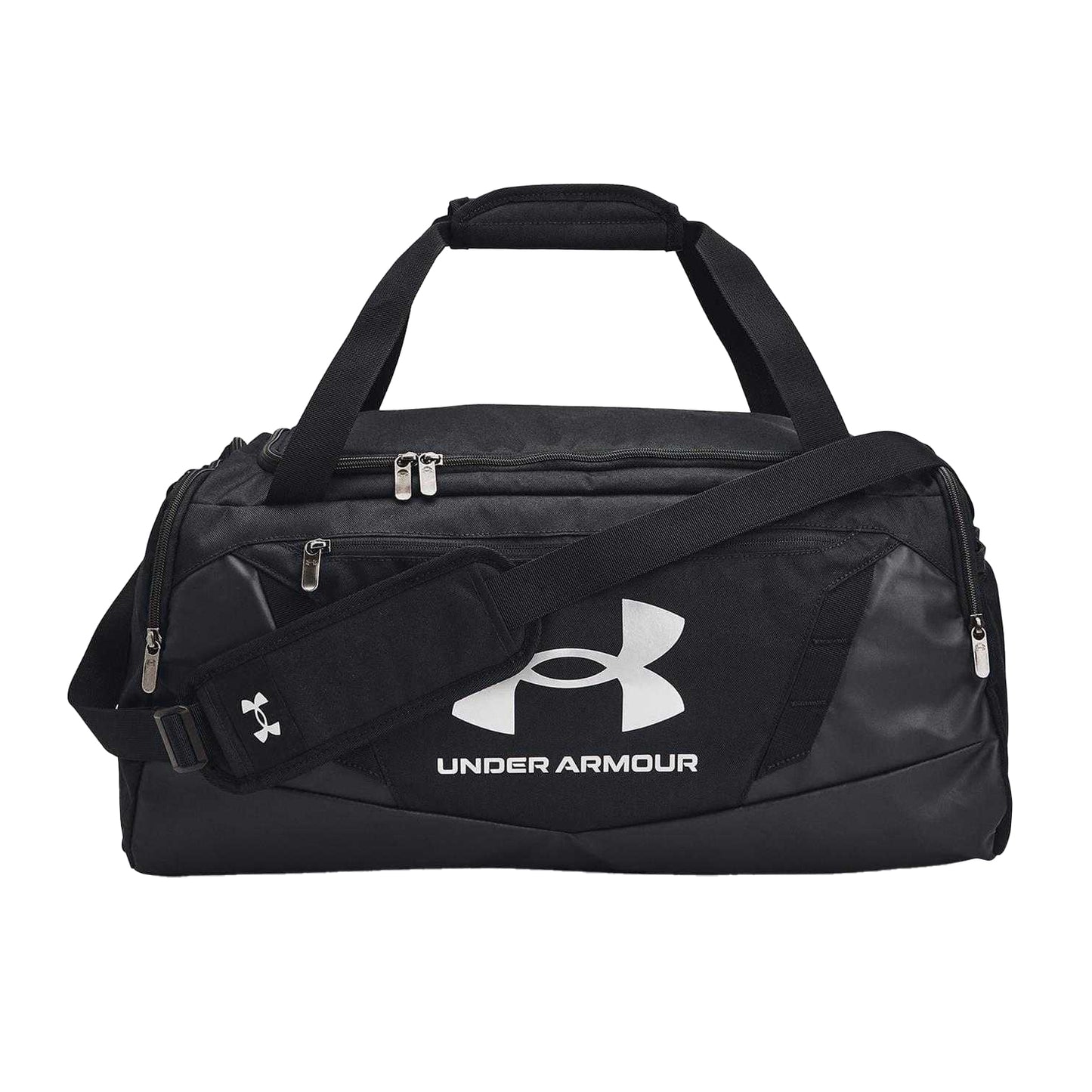 Black-Silver - Front - Under Armour Undeniable 5.0 Duffle Bag