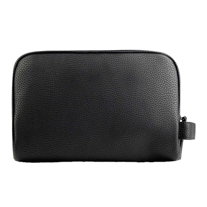 Black - Back - Tommy Hilfiger Mens Essential PU Wash Bag