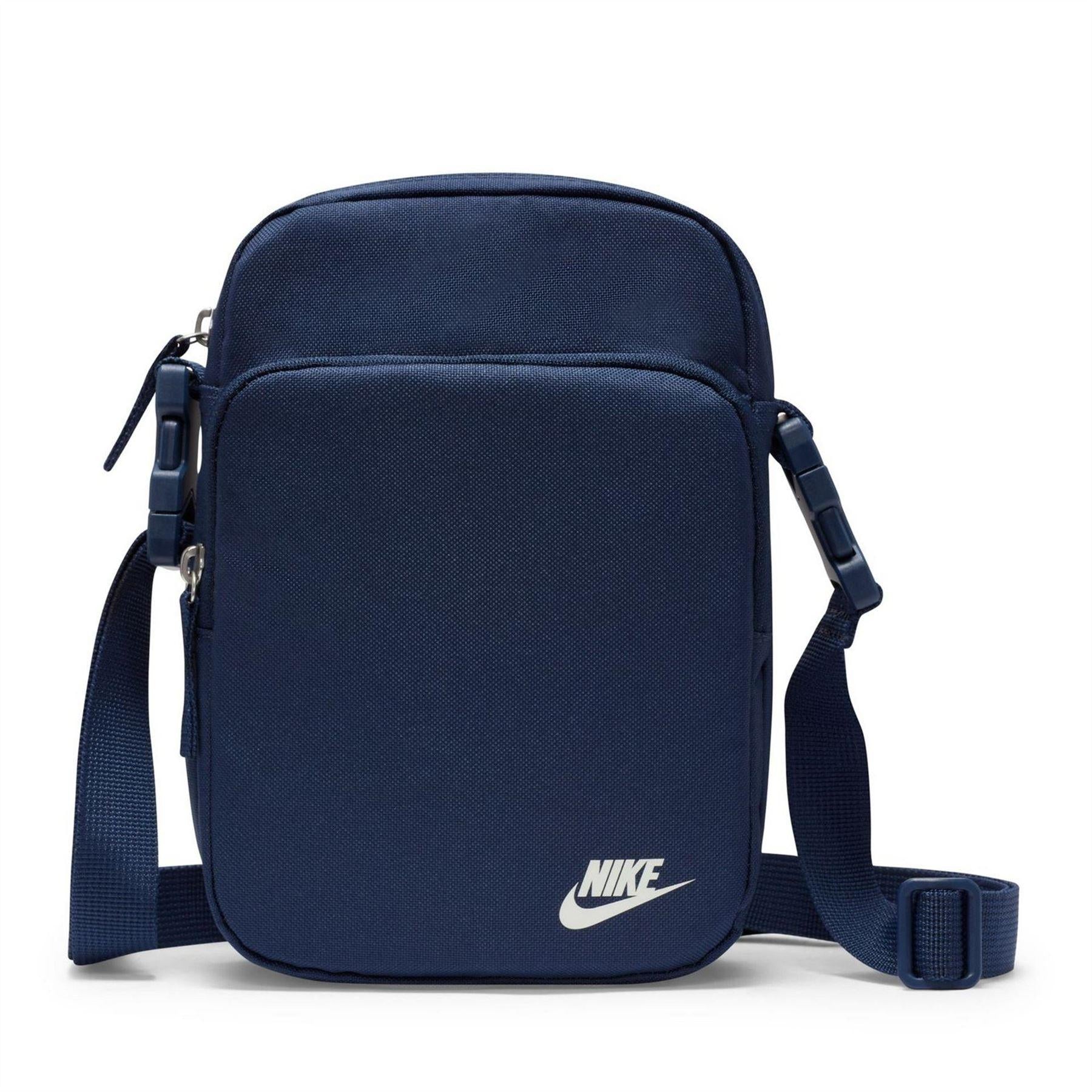 Midnight Navy - Front - Nike Unisex Adult Heritage Woven Crossbody Bag