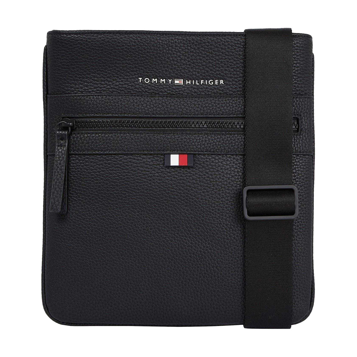 Black - Front - Tommy Hilfiger Mens Essential Everyday Crossbody Bag