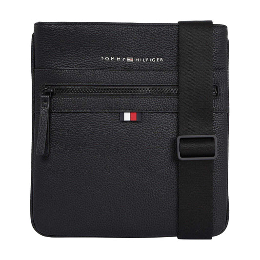 Black - Front - Tommy Hilfiger Mens Essential Everyday Crossbody Bag