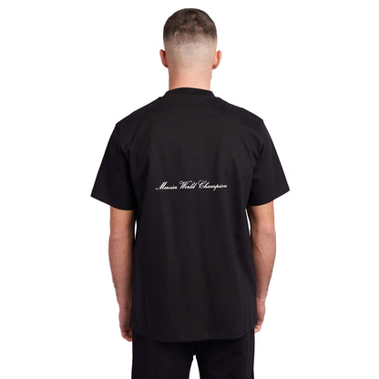 Black - Back - Mercier Mens World Champion T-Shirt