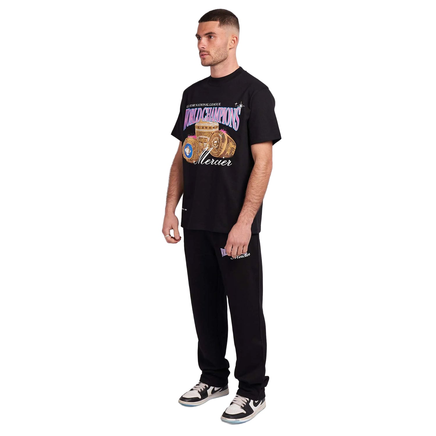 Black - Lifestyle - Mercier Mens World Champion T-Shirt