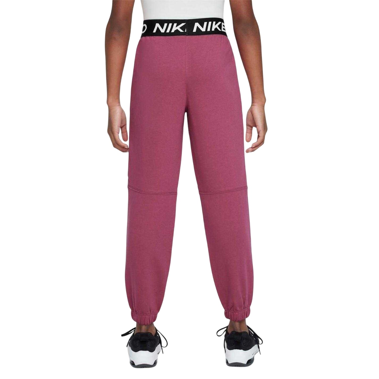 Beet Red - Back - Nike Childrens-Kids Pro Dri-FIT Jogging Bottoms