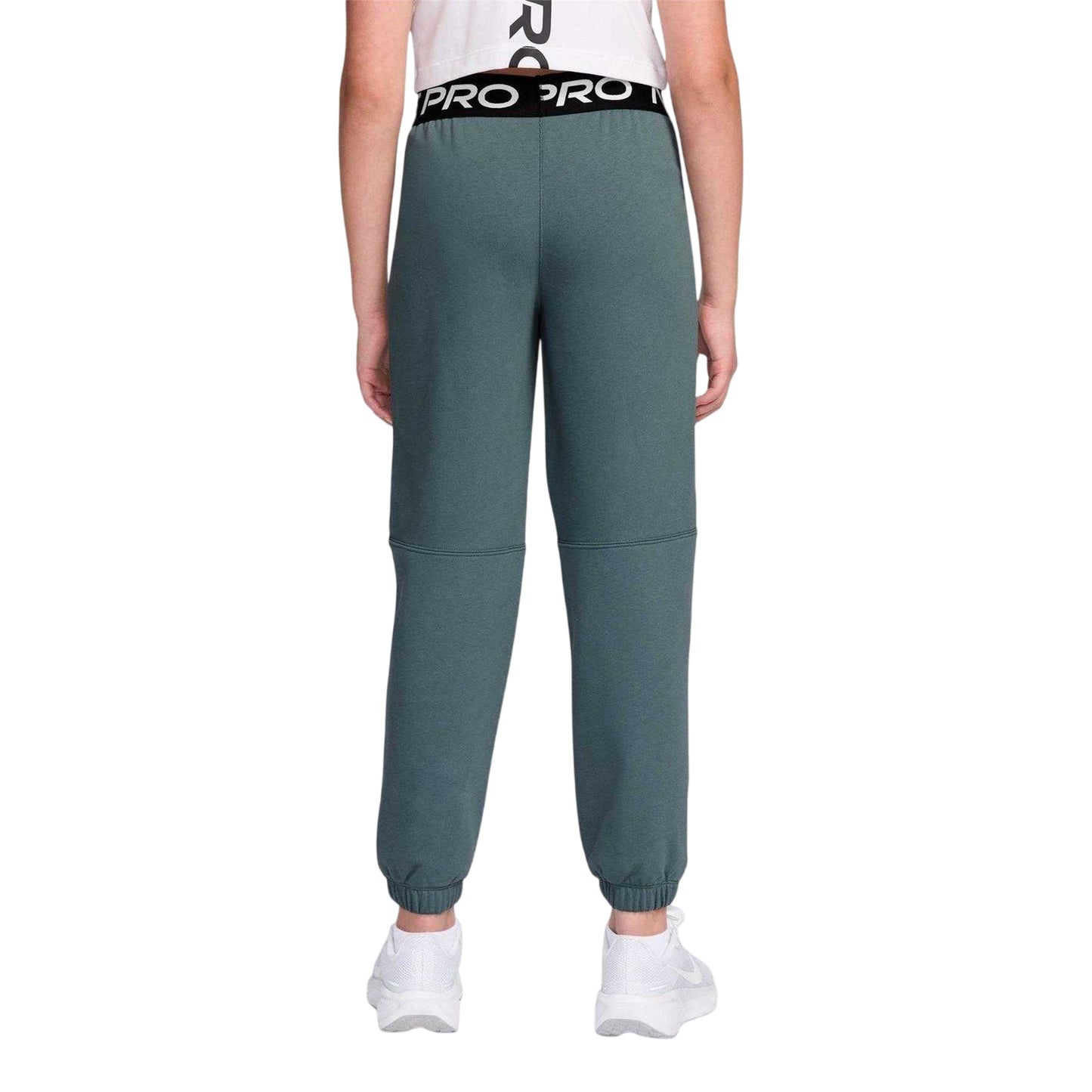 Slate Grey - Back - Nike Childrens-Kids Pro Dri-FIT Jogging Bottoms