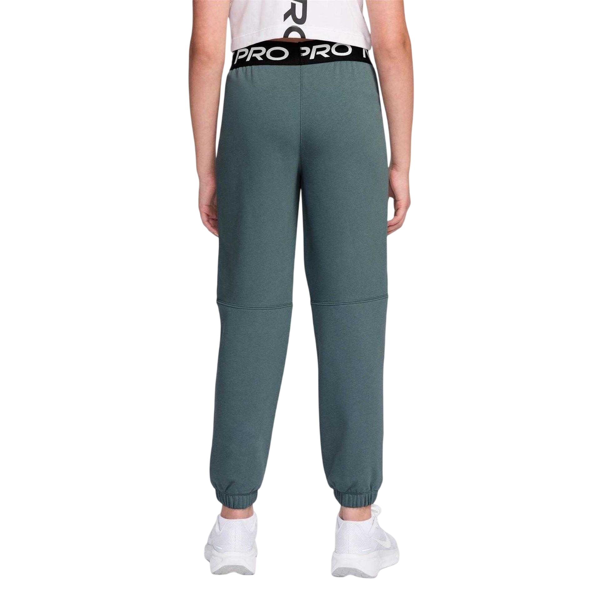 Slate Grey - Back - Nike Childrens-Kids Pro Dri-FIT Jogging Bottoms