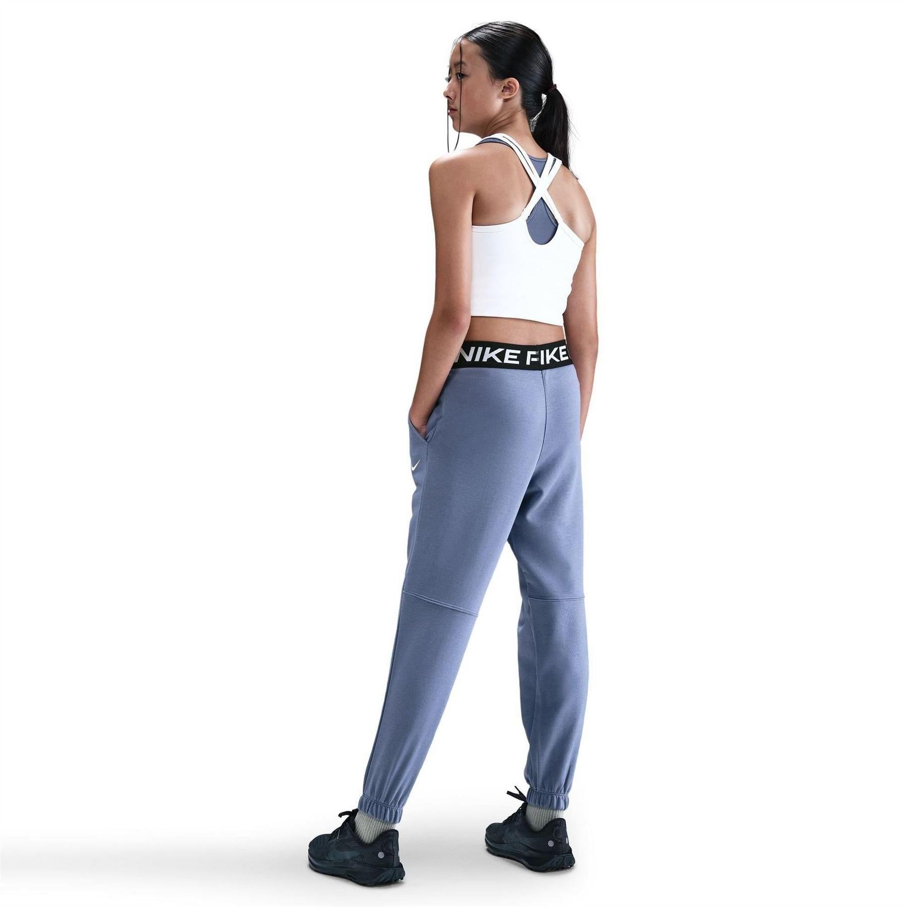 Indigo - Lifestyle - Nike Childrens-Kids Pro Dri-FIT Jogging Bottoms