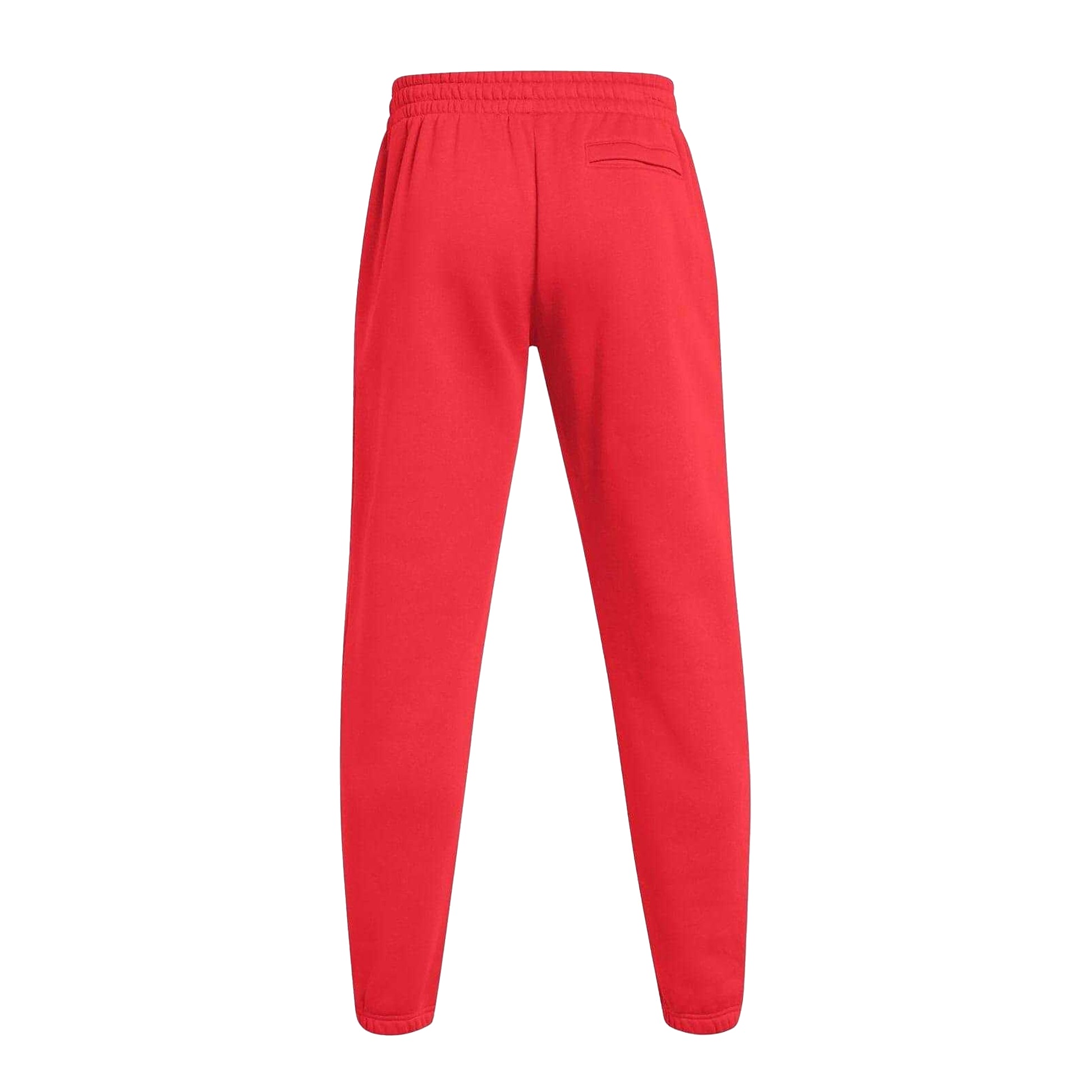 Red - Back - Under Armour Mens Essential Fleece Joggers