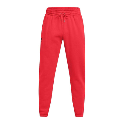 Red - Front - Under Armour Mens Essential Fleece Joggers