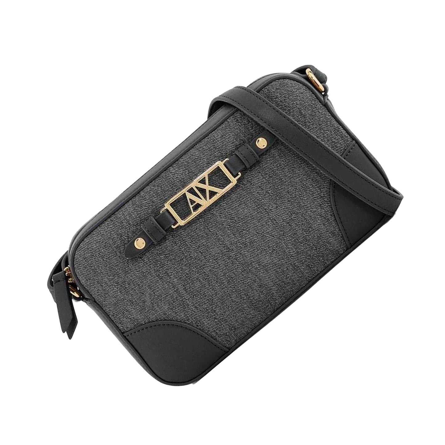 Black - Back - Armani Exchange Womens-Ladies Crossbody Bag
